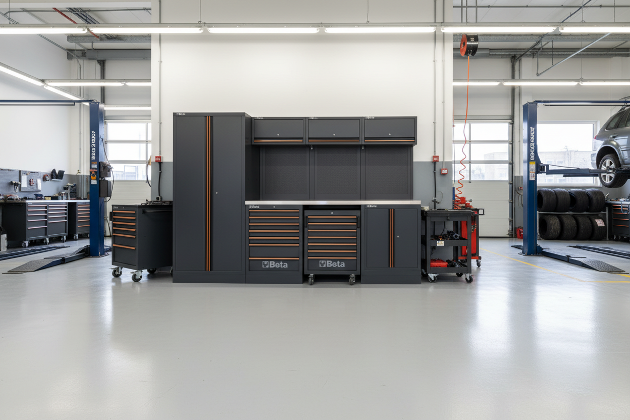 Beta C45PRO Tool Storage System: Industrial-Grade Cabinets for Professional Shops
