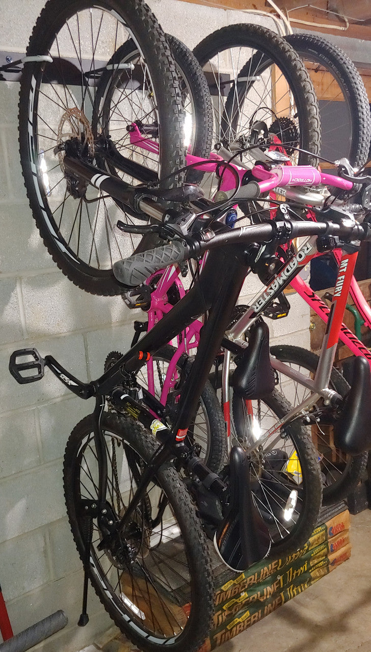 StoreYourBoard Blackstone Bike Storage Rack | 4 Bikes | Black