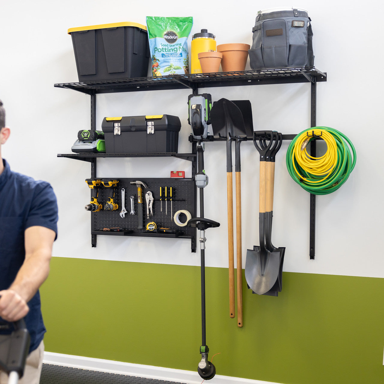 G-Tool Pro | Adjustable Wall Storage System | Holds 500 lbs