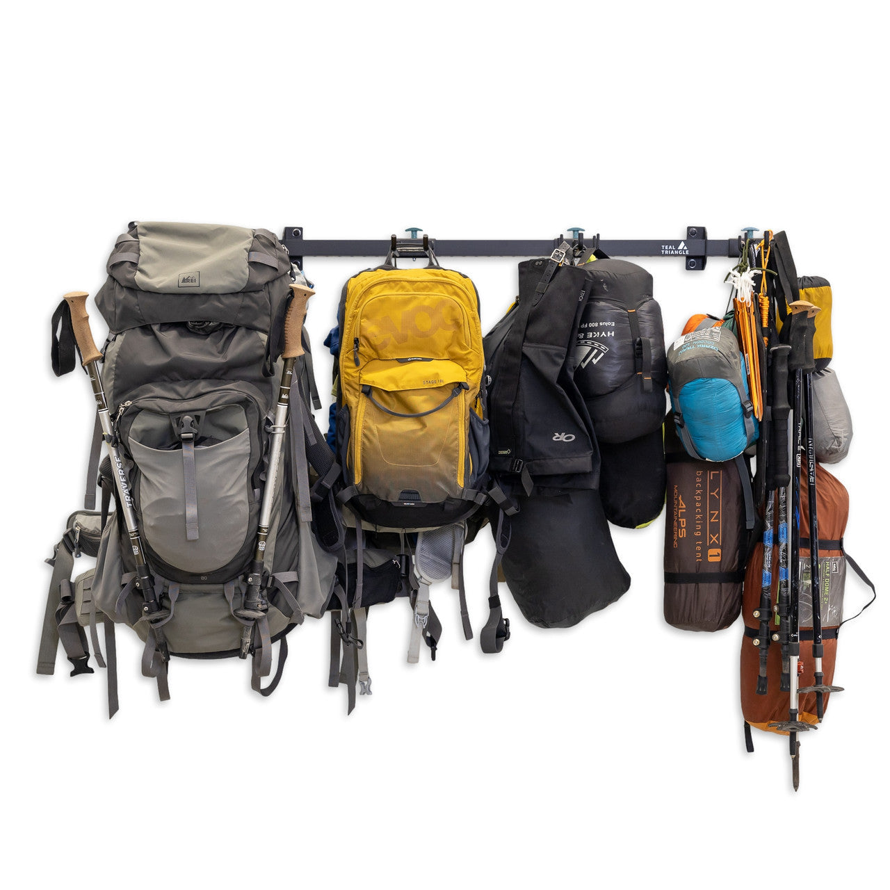 G-Hike & Camp | Adjustable Wall Storage System | Holds 300 lbs