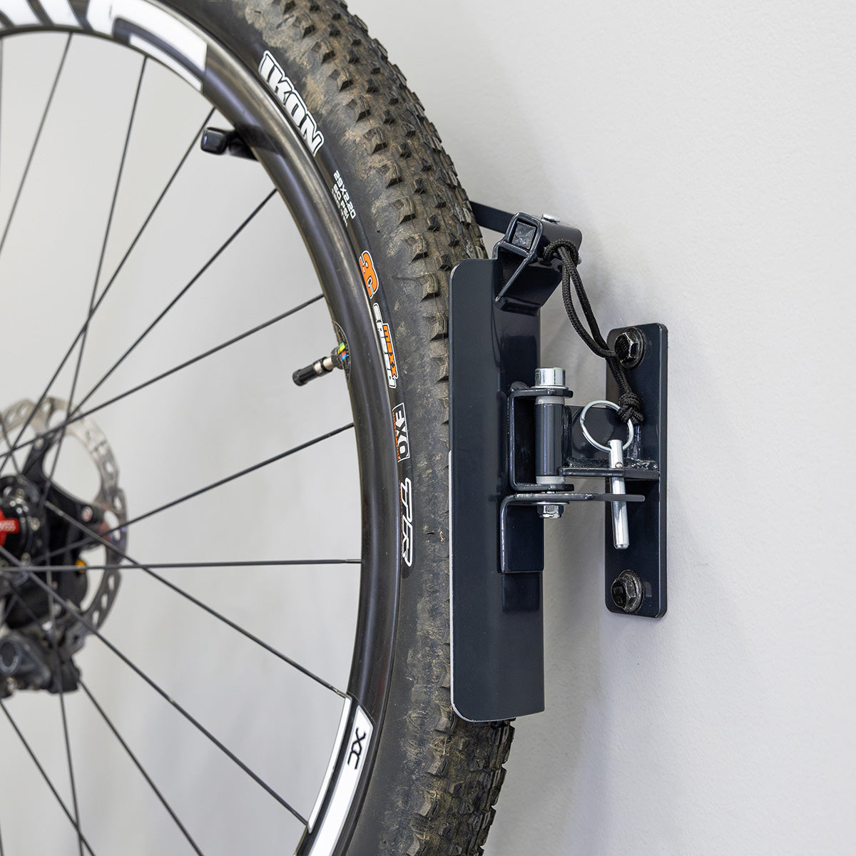 StoreYourBoard Swivel Mount Bike Storage Rack | 2 Bike Garage Wall Hooks | Deep Water