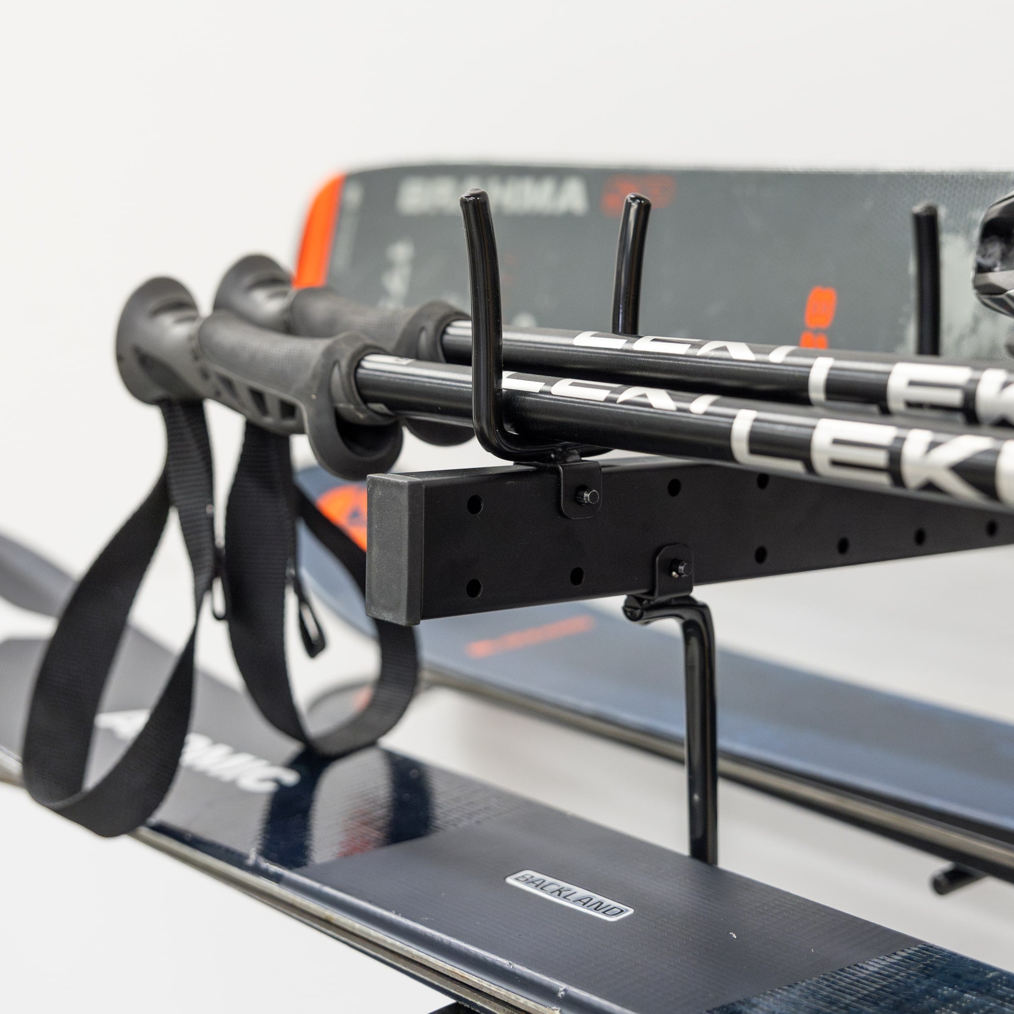 StoreYourBoard Cascade Snowboard & Ski Organizer | Horizontal Wall Mount