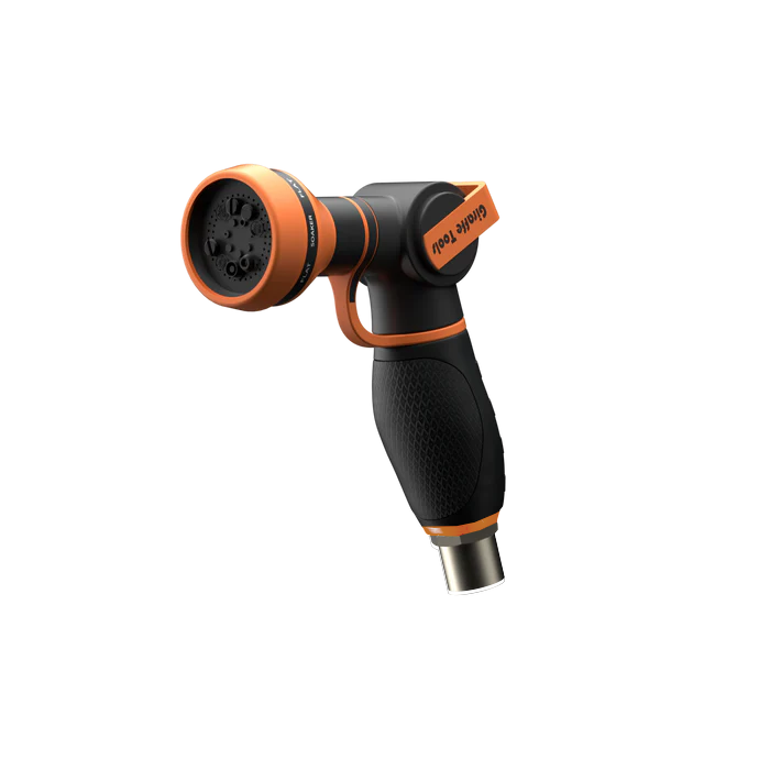 Giraffe Tools 9-Pattern Garden Hose Nozzle - Adjustable Spray with Trigger Lock