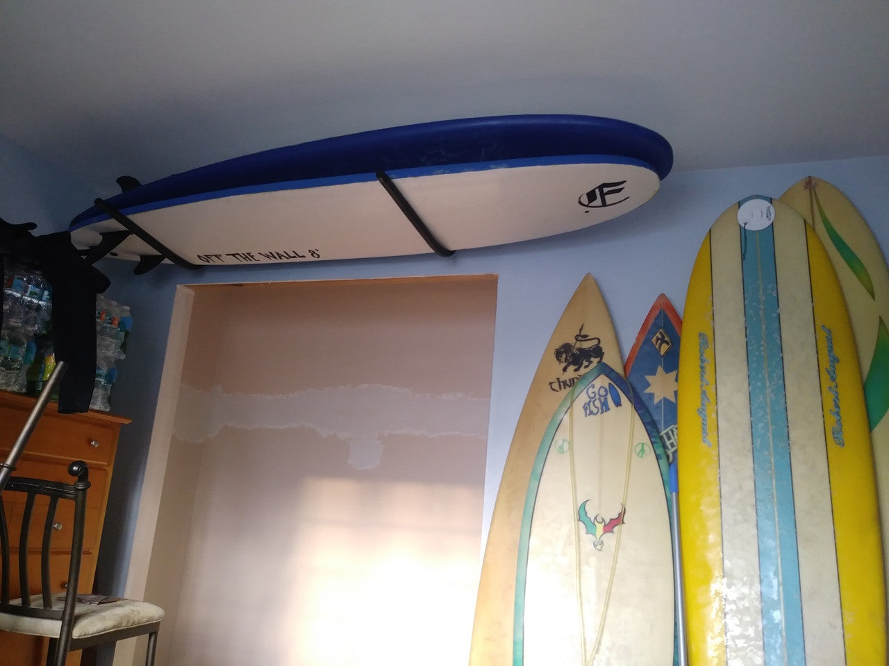 Hi-Port 1 | Surfboard Storage Ceiling Rack | Holds 50 lbs
