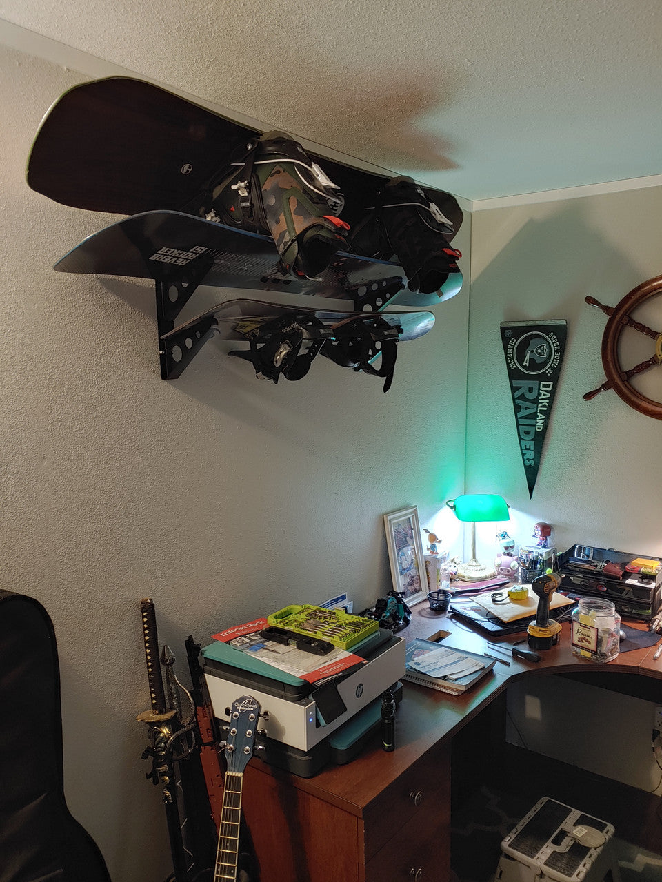 StoreYourBoard Trifecta Snowboard Storage Rack | 3 Levels