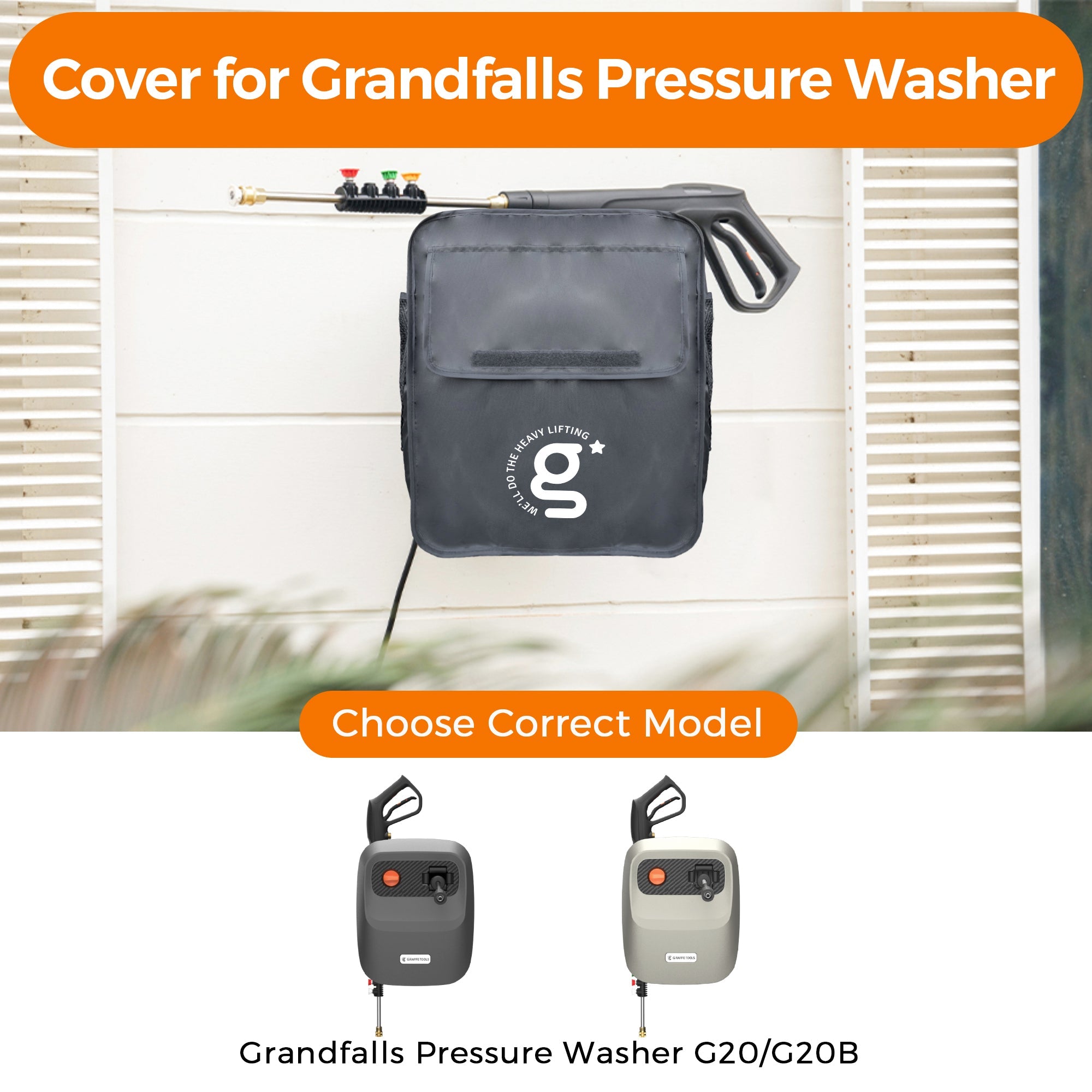Giraffe Tools Grandfalls G20 Pressure Washer Cover - Waterproof UV Protection