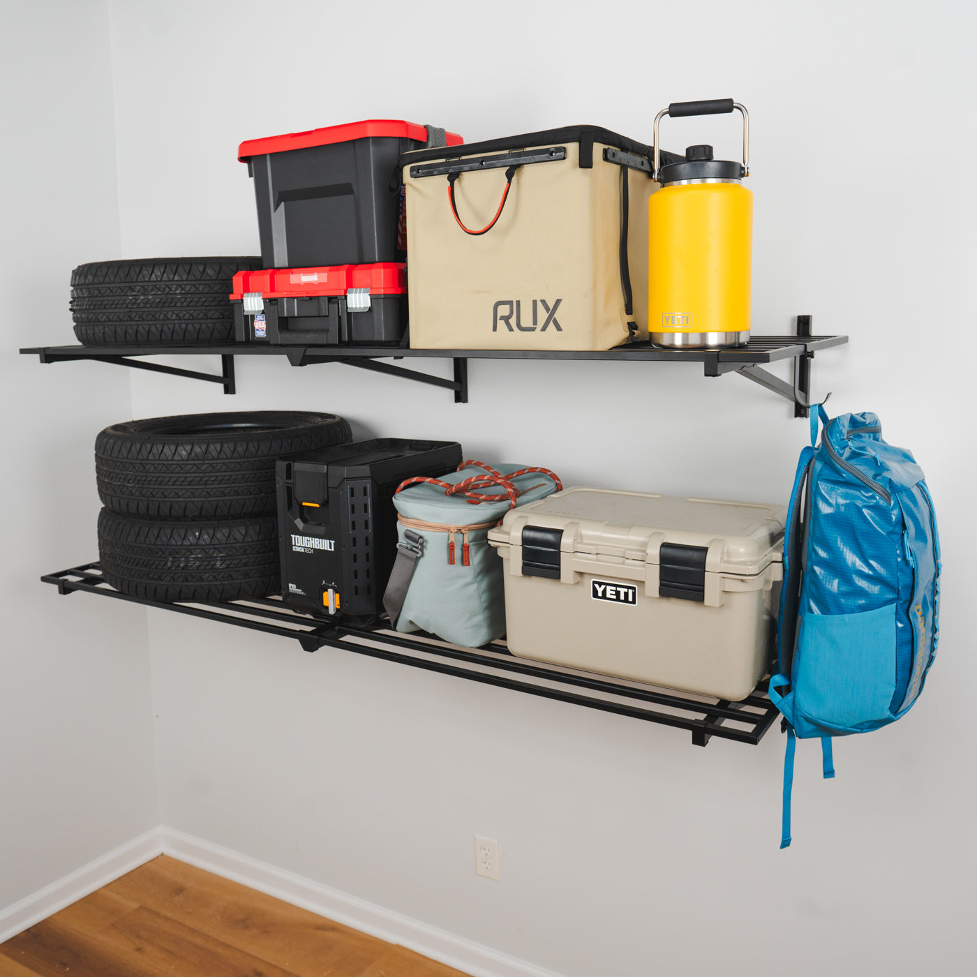 StoreYourBoard 2' x 6' Bristol Garage Wall Mount Shelves | 2 Pack