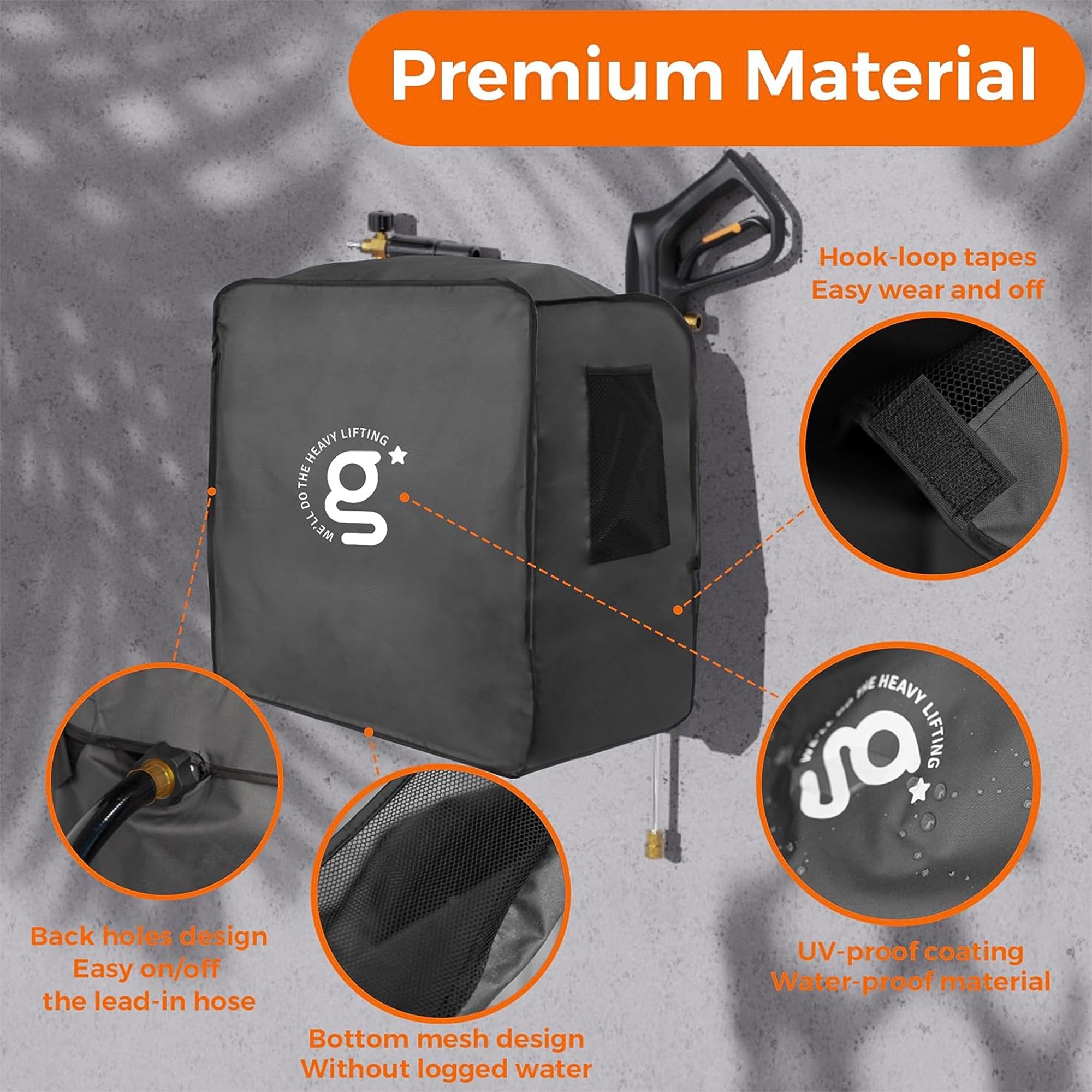 Giraffe Tools Grandfalls Pressure Washer Cover - Waterproof UV Protection