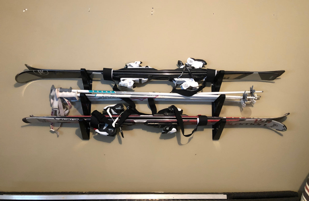StoreYourBoard Trifecta Ski Storage Rack | 3 Levels