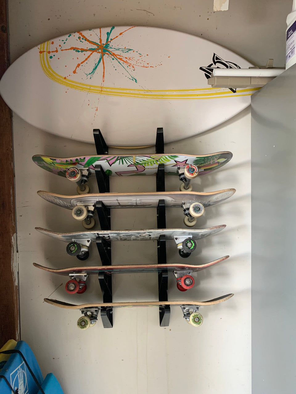 StoreYourBoard Trifecta Skateboard Storage Rack | 3 Levels