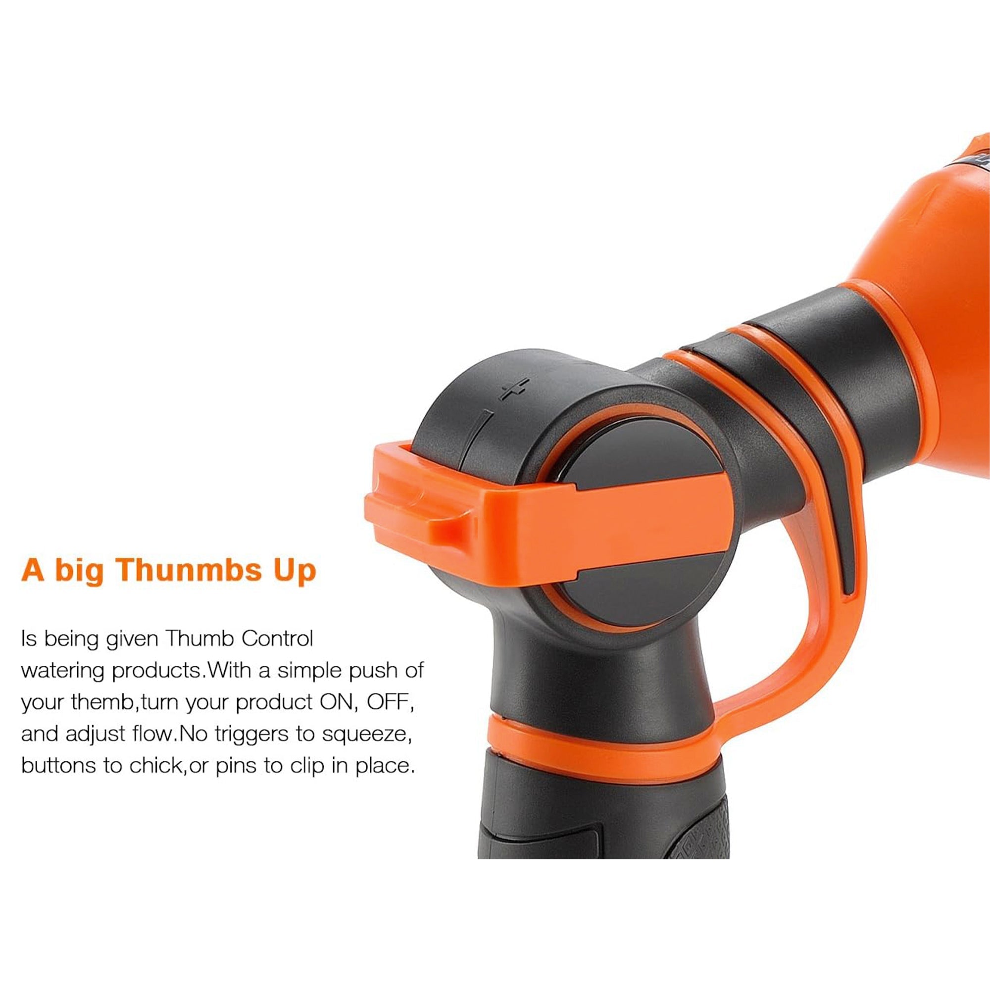 Giraffe Tools 9-Pattern Garden Hose Nozzle - Adjustable Spray with Trigger Lock