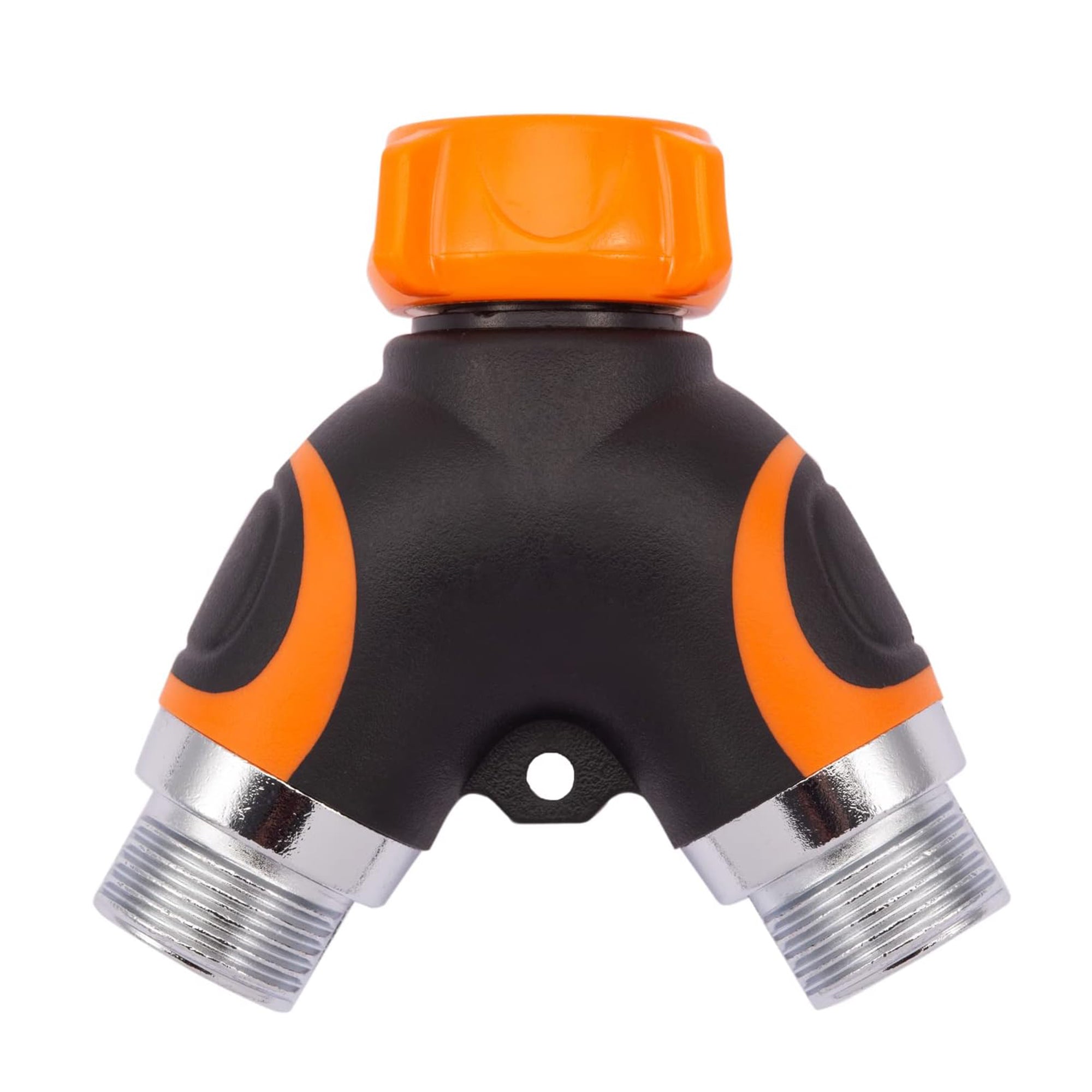Giraffe Tools Brass Y Hose Splitter - 3/4" 2-Way with Shut-Off Valves