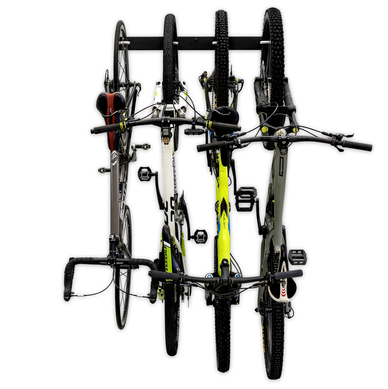 StoreYourBoard Blackstone Bike Storage Rack | 4 Bikes | Black