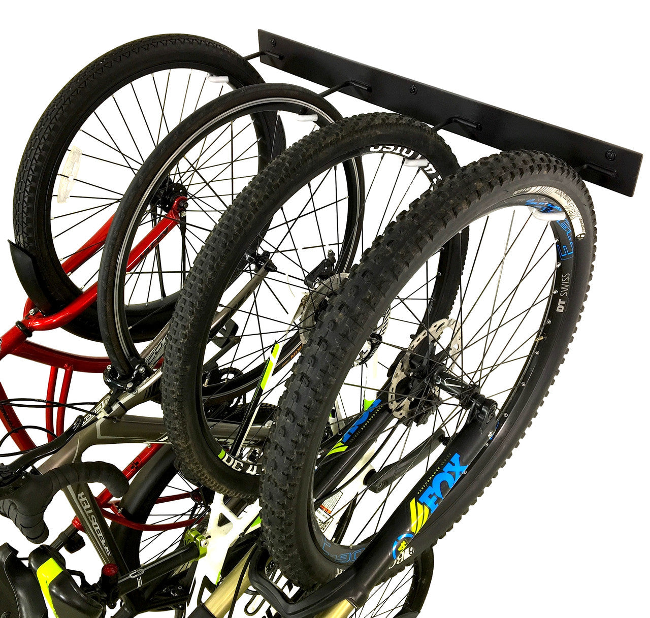 StoreYourBoard Blackstone Bike Storage Rack | 4 Bikes | Black