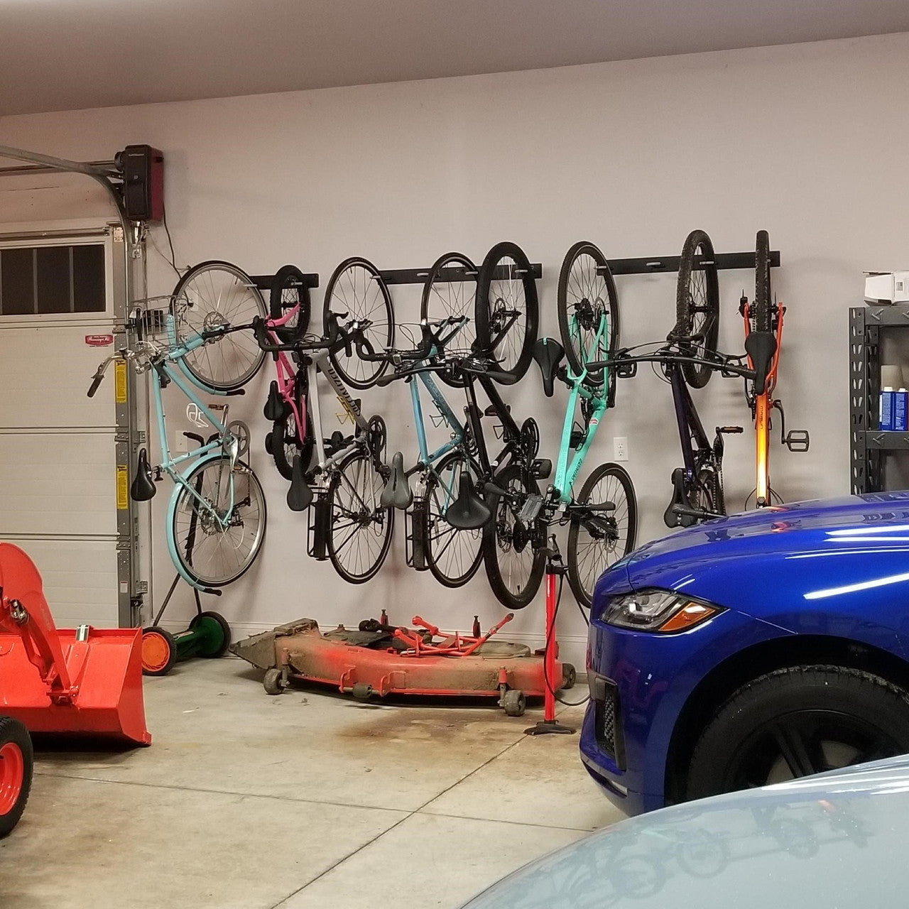 StoreYourBoard Blackstone Bike Storage Rack | 4 Bikes | Black