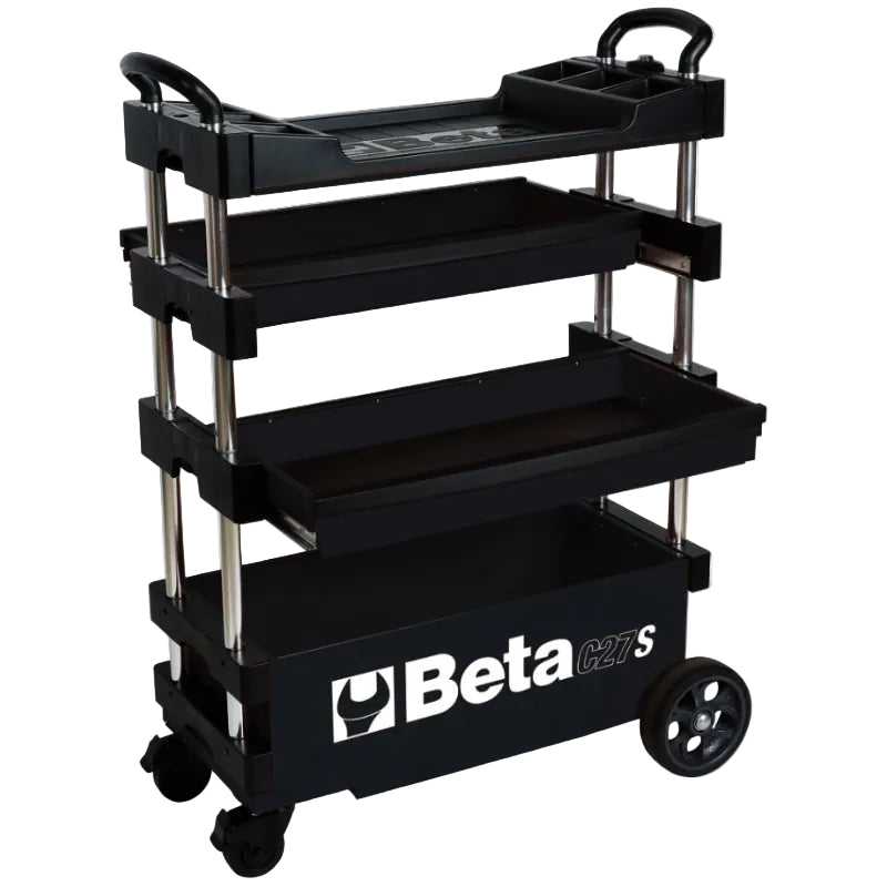 Beta Tools C27S Collapsible Mobile Tool Trolley & Cart