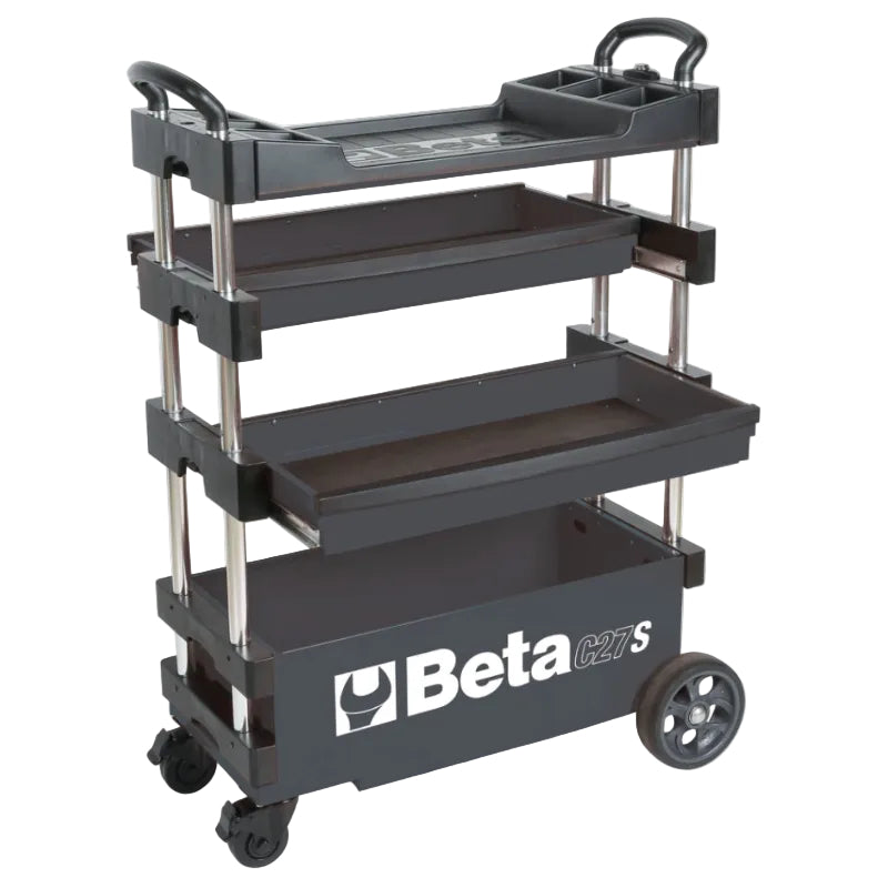 Beta Tools C27S Collapsible Mobile Tool Trolley & Cart