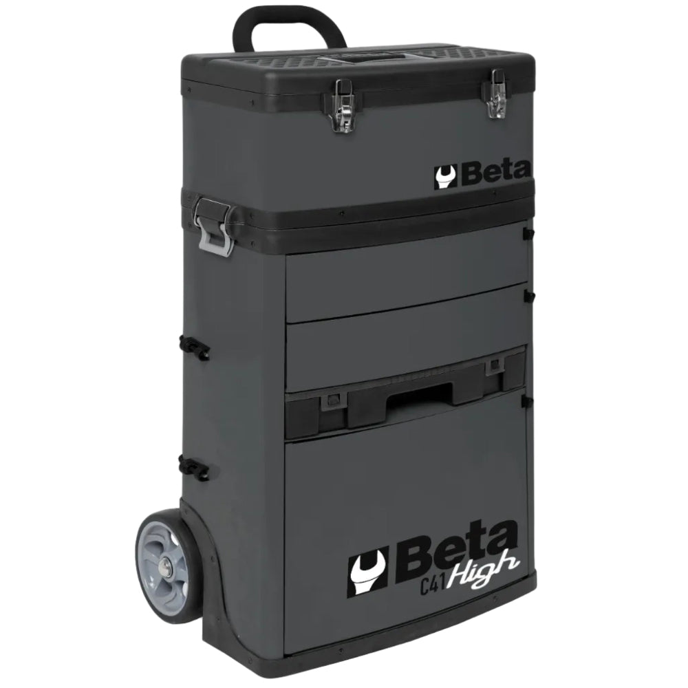Beta Tools C41H Two-Module Detachable Rolling Tool Chest (Stair-Climber)