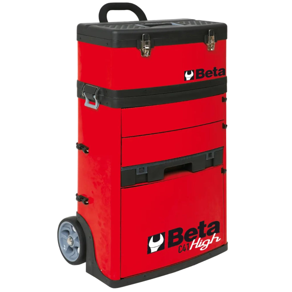 Beta Tools C41H Two-Module Detachable Rolling Tool Chest (Stair-Climber)