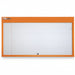 White tool slat board with orange frame and Beta logo on a white background
