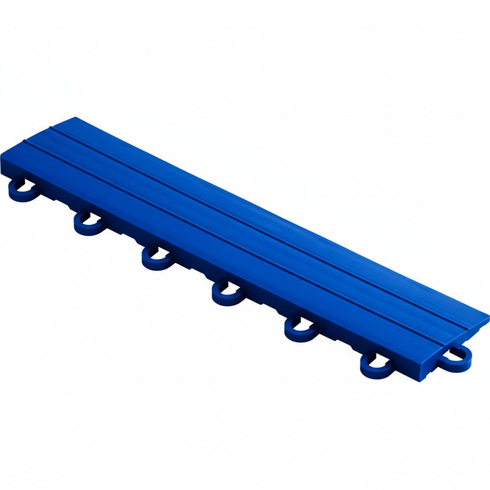 Blue floor edge piece with white background