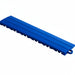 Blue floor edge piece with white background