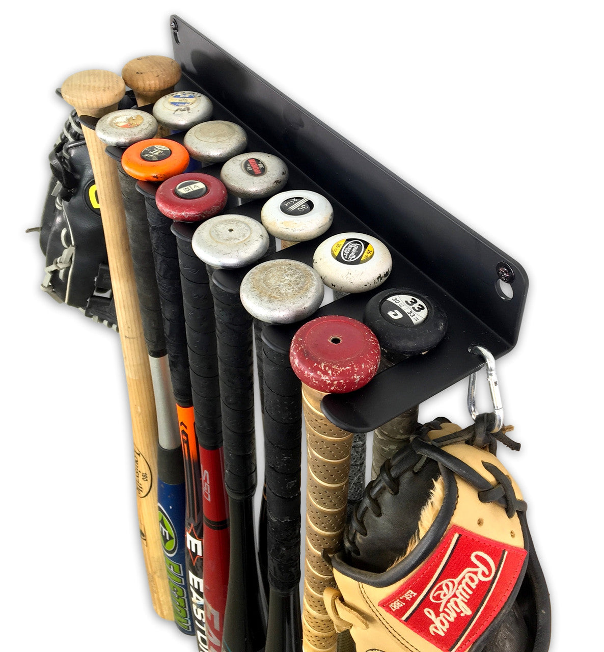 StoreYourBoard Dugout Heavy-Duty Baseball Rack | Holds 14 Bats