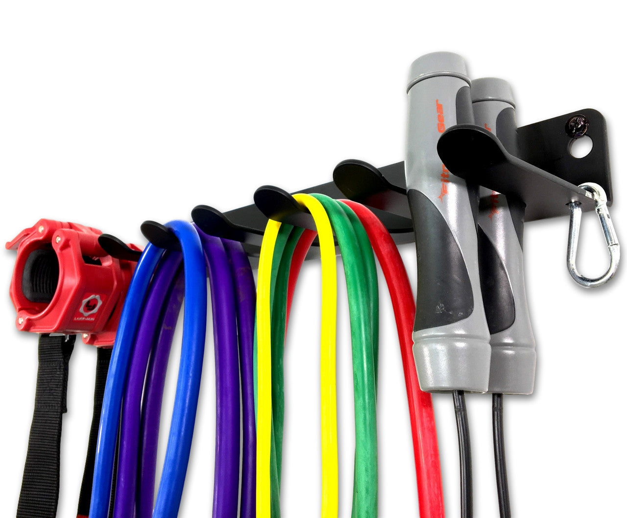 Gym Equipment Organizer for Bands, Jump Ropes, Foam Roller