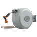 Giraffe Tools Retractable Garden Hose Reel features overview graphic
