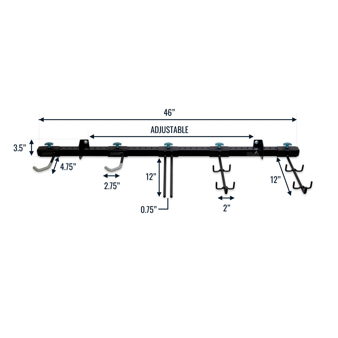 G-Adventure | Adjustable Wall Storage System | Holds 300 lbs