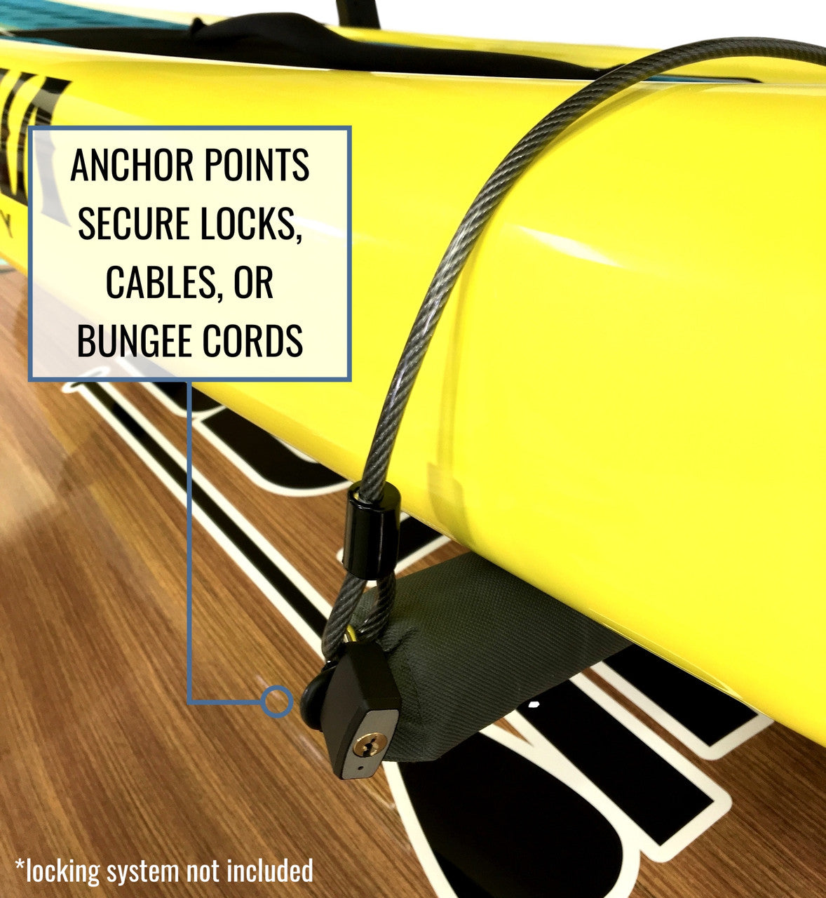 StoreYourBoard Broadwater Paddleboard Storage | Adjustable Dock Rack | Over The Water | 4 Levels