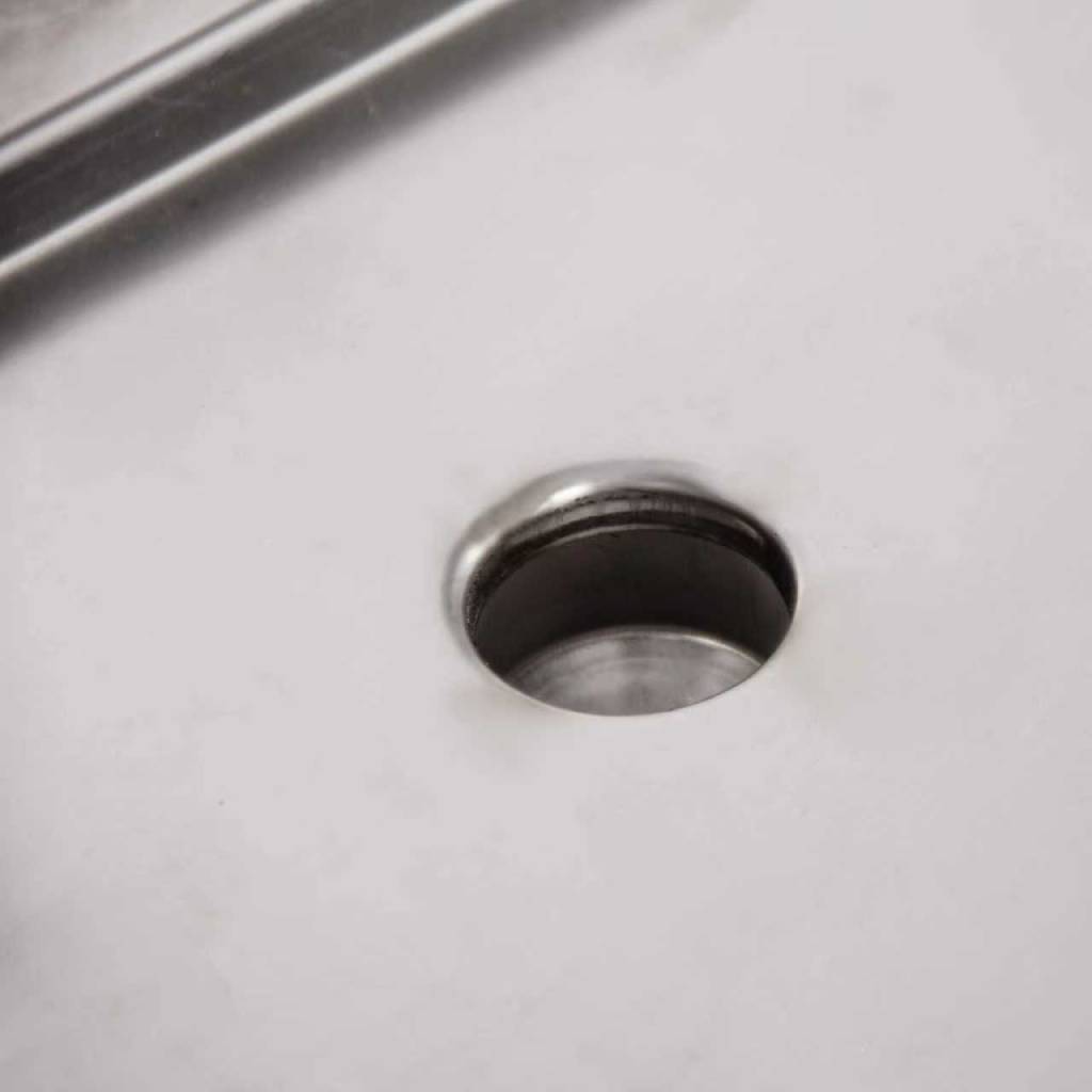 Heavy Duty Stainless Steel Machine Teardown Table with Drain Hole - 59 Inch