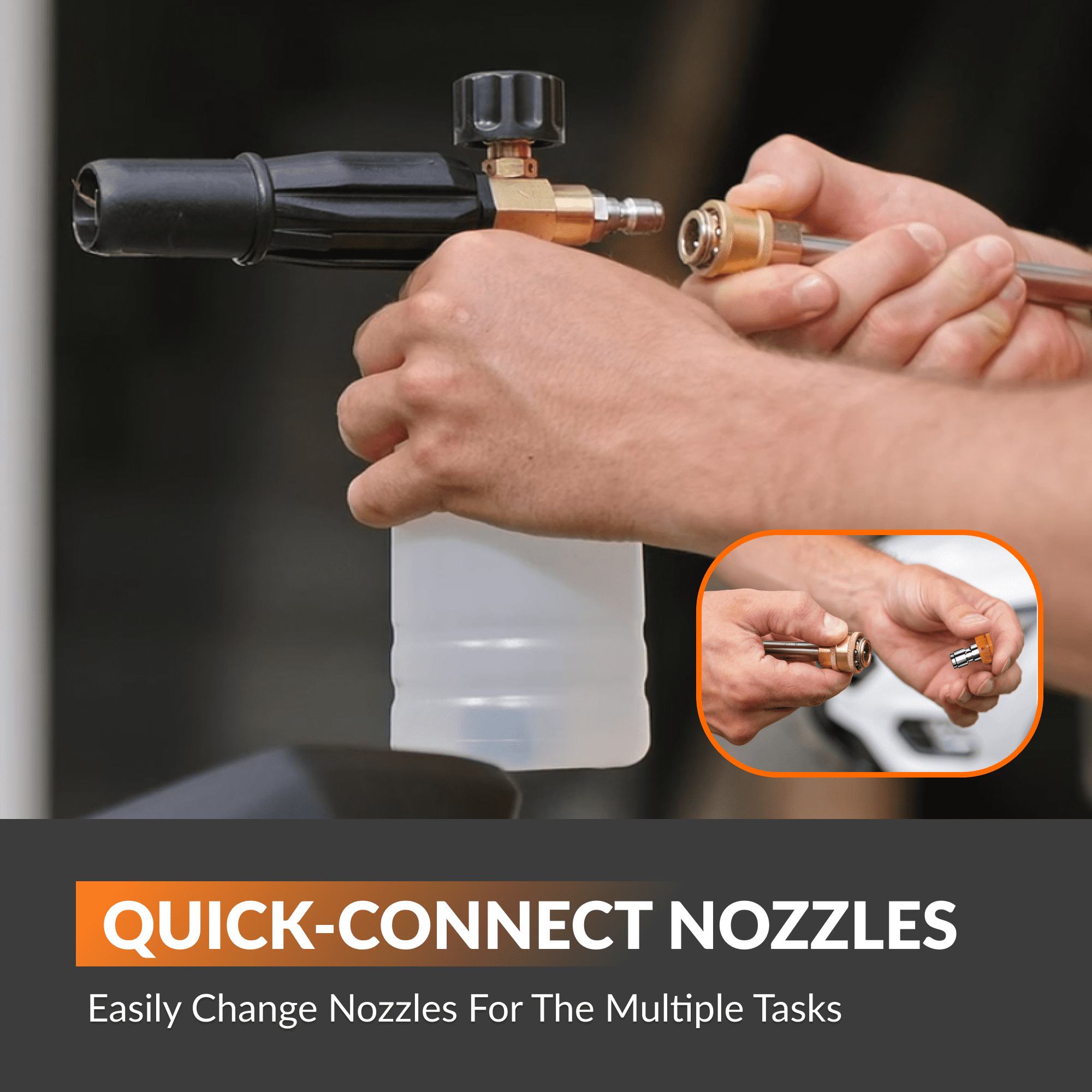 Giraffe Tools Grandfalls G20 PRO Retractable Pressure Washer - Wall Mount Auto Rewind