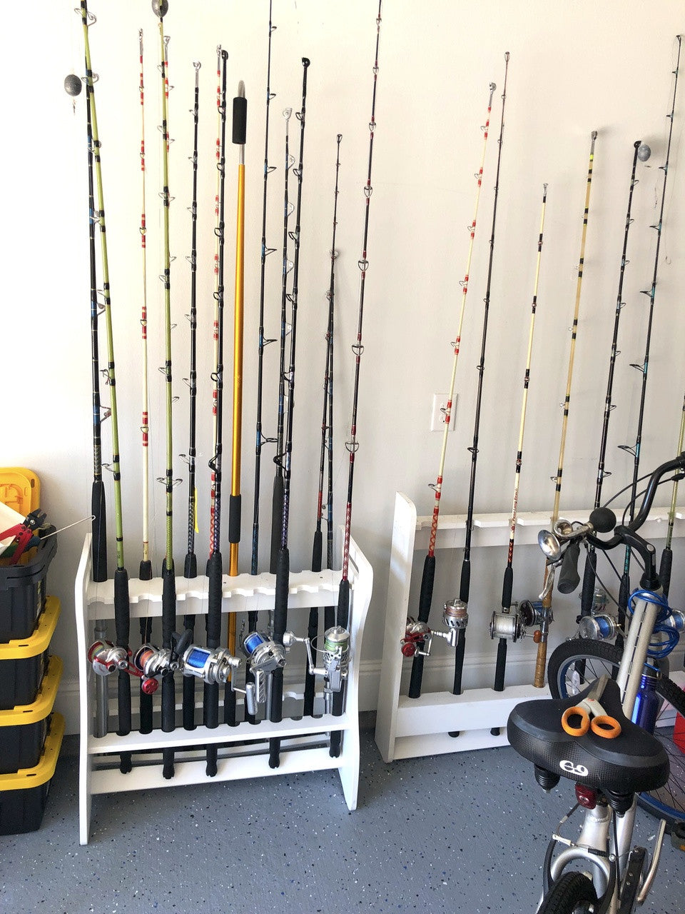 StoreYourBoard Marlin High-Capacity Fishing Rod Stand | Weatherproof & Dock-Ready | Holds 24 Rods
