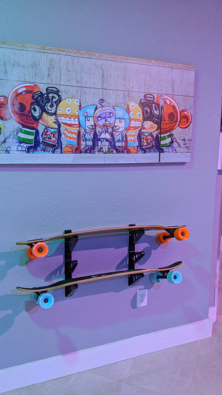 StoreYourBoard Trifecta Longboard Storage Rack | 3 Levels