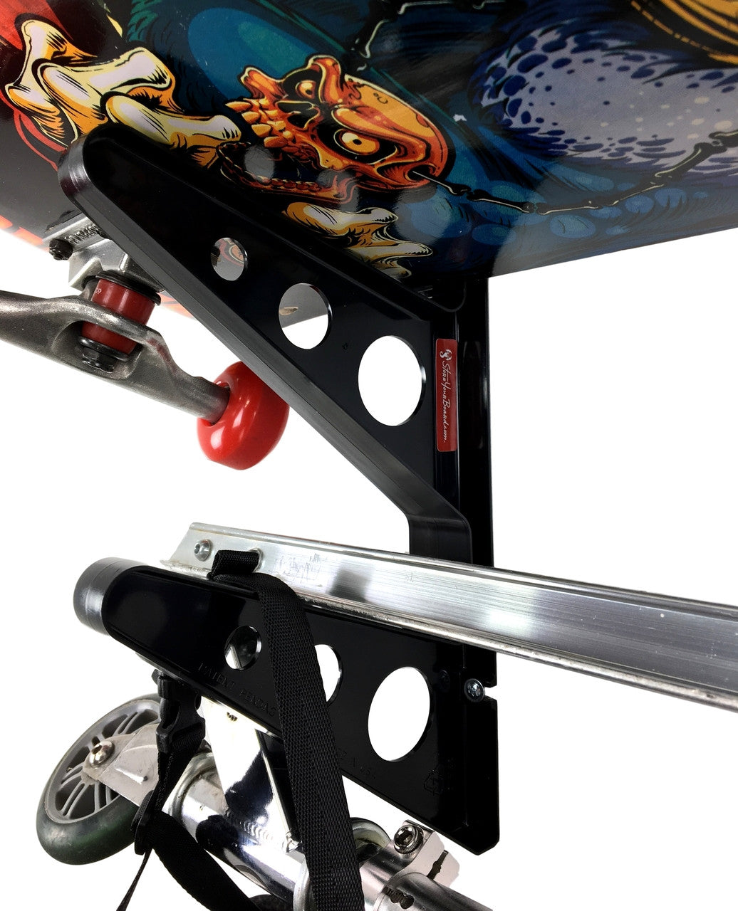 StoreYourBoard Trifecta Skateboard Storage Rack | 3 Levels