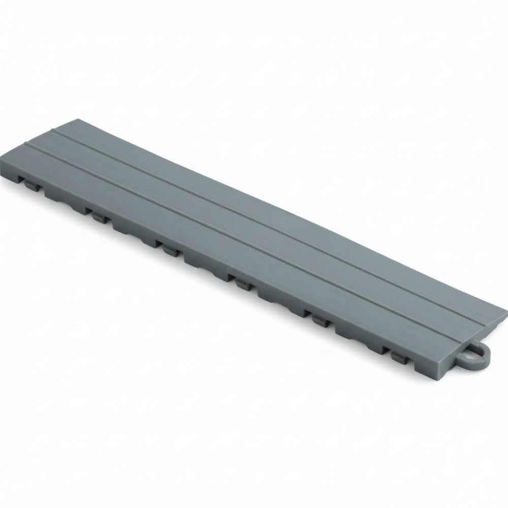 Grey floor edge piece with white background
