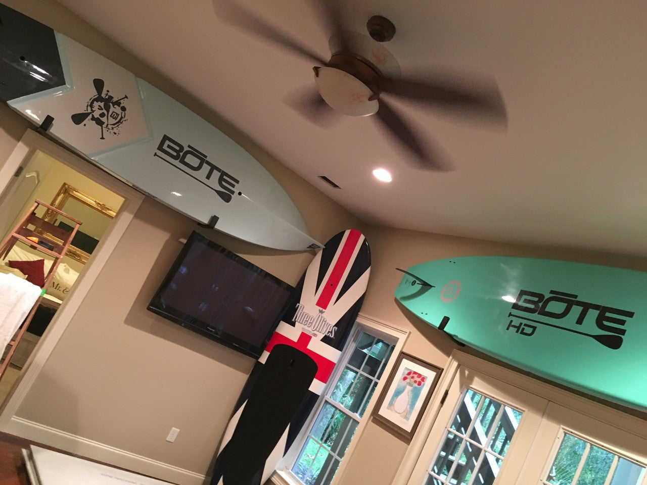 StoreYourBoard Drummond Minimalist SUP Display Rack | Holds 50 lbs