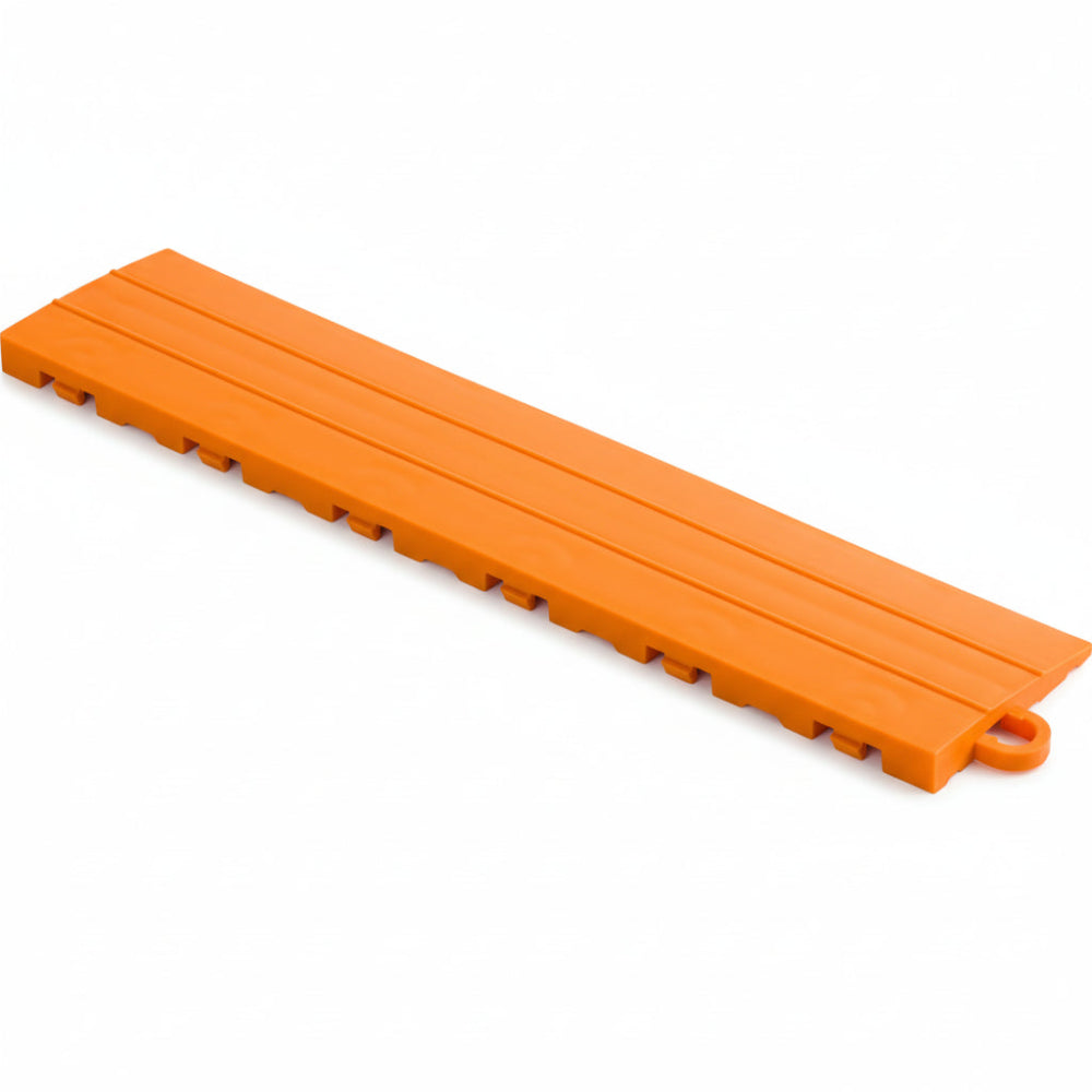 Orange floor edge piece with white background