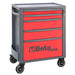 Tool chest with red drawers and Beta logo on a white background