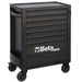 Black tool cabinet with multiple drawers and Beta logo on a white background