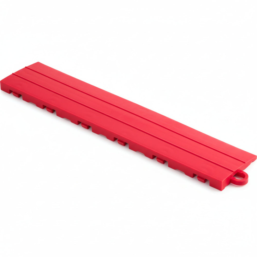 Red floor edge piece with white background