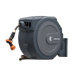 Giraffe Tools Retractable Garden Hose Reel 100ft with metal bracket in grey