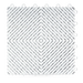 Close-up center view of a single Arctic White Swisstrax Ribtrax Smooth garage floor tile.