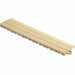 Beige floor edge piece with white background