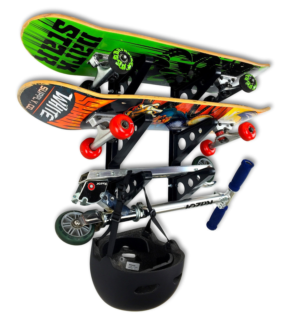 StoreYourBoard Trifecta Skateboard Storage Rack | 3 Levels