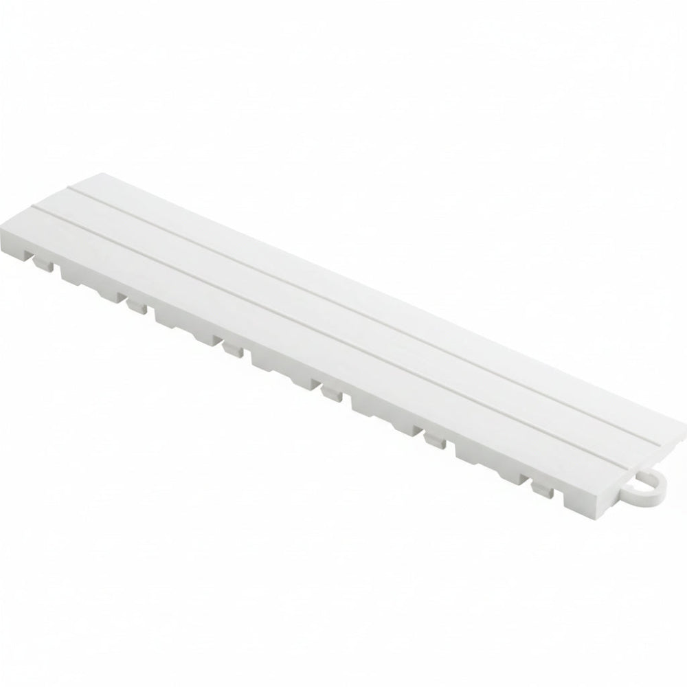 White floor edge piece with white background