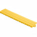 Yellow floor edge piece with white background