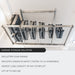 Auxx-Lift Motorized Garage Ceiling Storage Lift with luggage stored