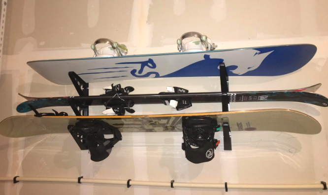 StoreYourBoard Trifecta Ski Storage Rack | 3 Levels